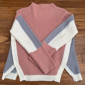 Pink and purple sweater